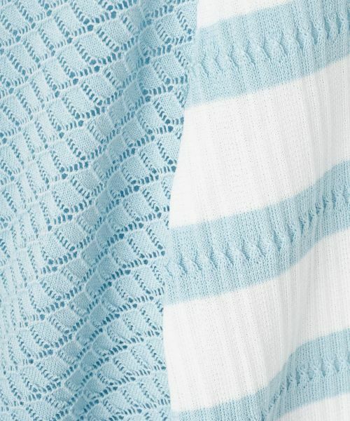 Leilian / レリアン ニット・セーター | 7分袖ボーダーニットプルオーバー【ROCHAS Premiere】 | 詳細4