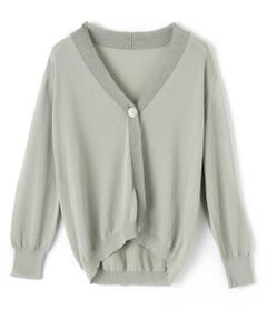 Leilian / レリアン カーディガン・ボレロ | Vネックニットカーディガン【LE TRICOT PERUGIA】