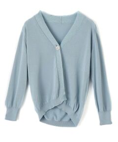 Leilian / レリアン カーディガン・ボレロ | Vネックニットカーディガン【LE TRICOT PERUGIA】