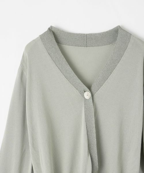 Leilian / レリアン カーディガン・ボレロ | Vネックニットカーディガン【LE TRICOT PERUGIA】 | 詳細4