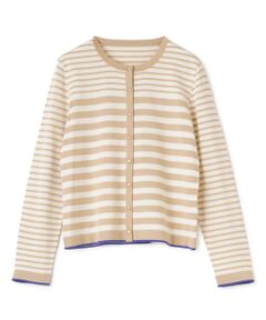 Leilian / レリアン カーディガン・ボレロ | ボーダーカーディガン