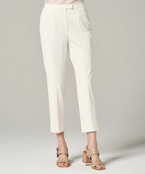 Leilian / レリアン その他パンツ | コンフォートストレッチパンツ(アイボリー)