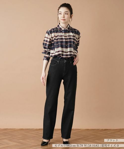 Leilian / レリアン デニムパンツ | ストレッチストレートデニムパンツ【L JEANS】 | 詳細10