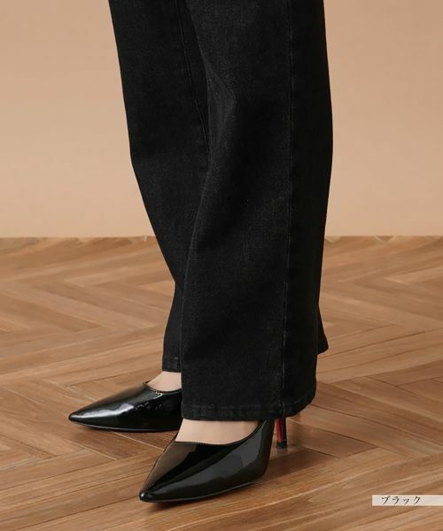 Leilian / レリアン デニムパンツ | ストレッチストレートデニムパンツ【L JEANS】 | 詳細22