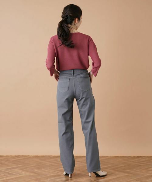 Leilian / レリアン デニムパンツ | ストレッチストレートデニムパンツ【L JEANS】 | 詳細6