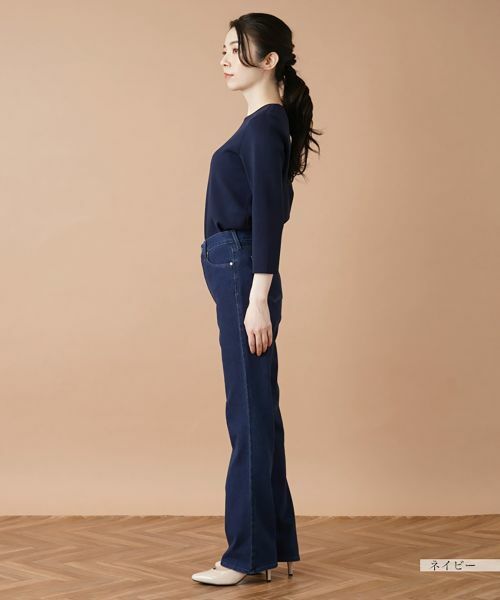 Leilian / レリアン デニムパンツ | ストレッチブーツカットデニムパンツ【L JEANS】 | 詳細11