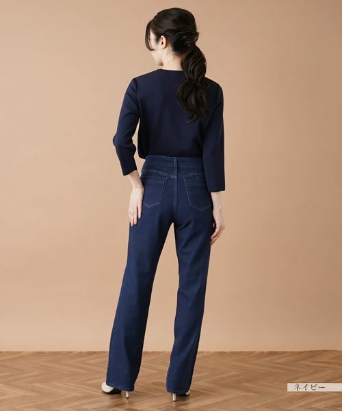 Leilian / レリアン デニムパンツ | ストレッチブーツカットデニムパンツ【L JEANS】 | 詳細12