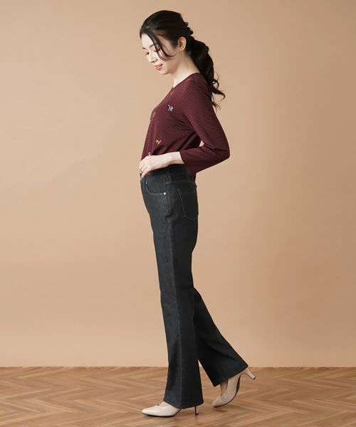 Leilian / レリアン デニムパンツ | ストレッチブーツカットデニムパンツ【L JEANS】 | 詳細2