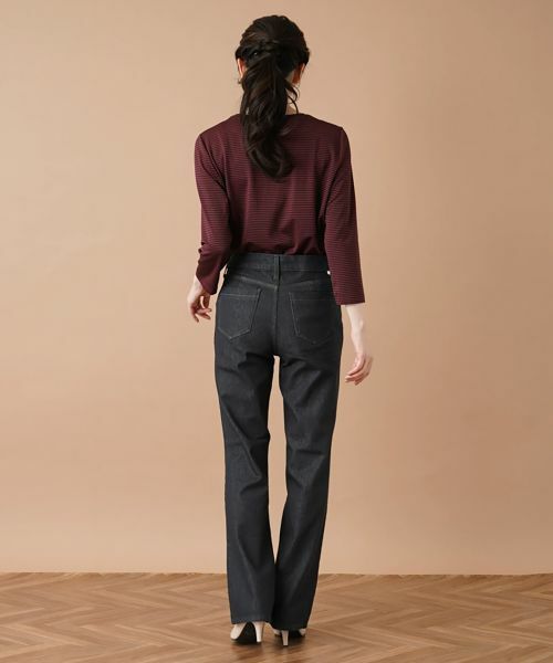 Leilian / レリアン デニムパンツ | ストレッチブーツカットデニムパンツ【L JEANS】 | 詳細3