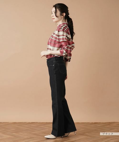 Leilian / レリアン デニムパンツ | ストレッチブーツカットデニムパンツ【L JEANS】 | 詳細5