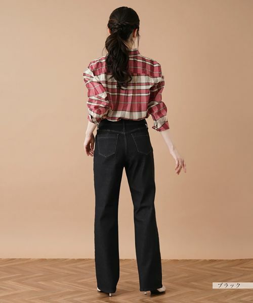 Leilian / レリアン デニムパンツ | ストレッチブーツカットデニムパンツ【L JEANS】 | 詳細6