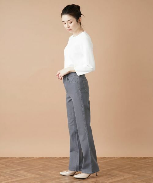 Leilian / レリアン デニムパンツ | ストレッチブーツカットデニムパンツ【L JEANS】 | 詳細8