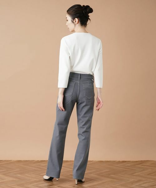 Leilian / レリアン デニムパンツ | ストレッチブーツカットデニムパンツ【L JEANS】 | 詳細9
