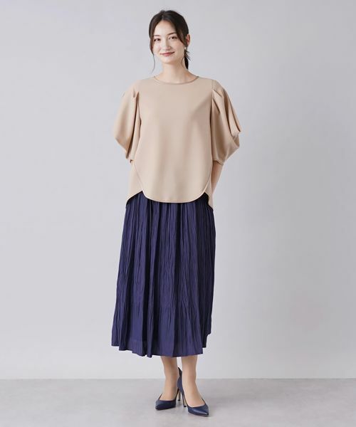 Leilian / レリアン ロング・マキシ丈スカート | ランダムプリーツスカート | 詳細1