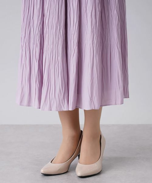 Leilian / レリアン ロング・マキシ丈スカート | ランダムプリーツスカート | 詳細11