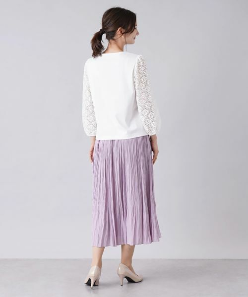 Leilian / レリアン ロング・マキシ丈スカート | ランダムプリーツスカート | 詳細6