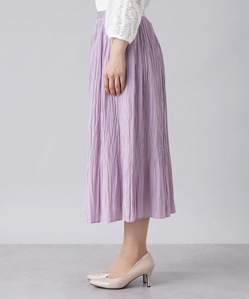 Leilian / レリアン ロング・マキシ丈スカート | ランダムプリーツスカート | 詳細8