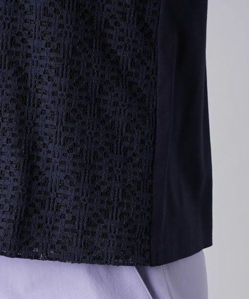 Leilian / レリアン シャツ・ブラウス | レース切替ブラウス | 詳細13