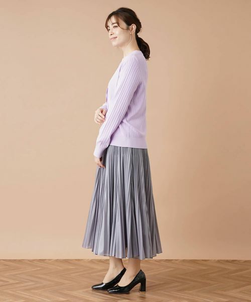 Leilian / レリアン カーディガン・ボレロ | リブVネックカーディガン | 詳細2