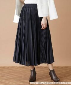 Leilian / レリアン ロング・マキシ丈スカート | 切替プリーツロングスカート