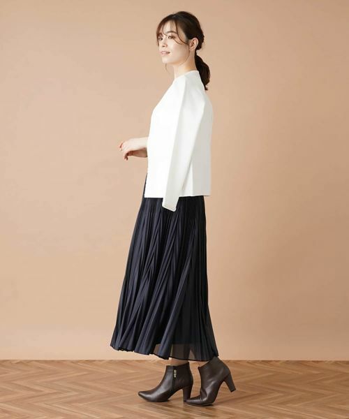 Leilian / レリアン ロング・マキシ丈スカート | 切替プリーツロングスカート | 詳細2