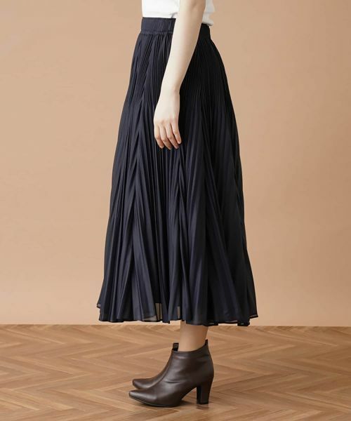 Leilian / レリアン ロング・マキシ丈スカート | 切替プリーツロングスカート | 詳細5