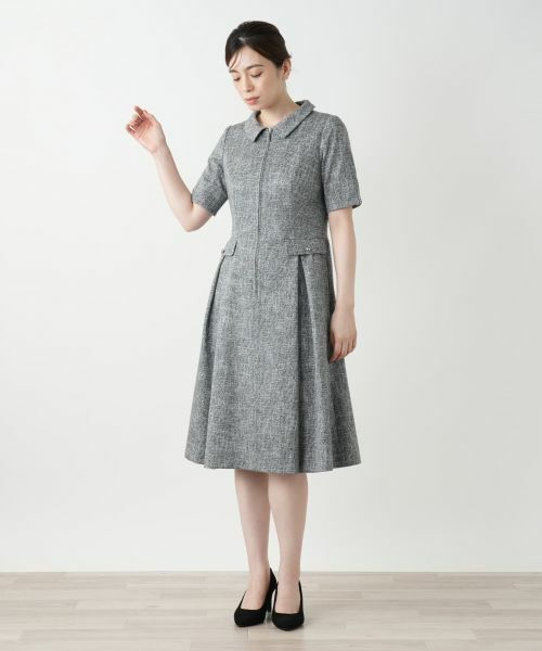 Leilian / レリアン ドレス | ジップフレアワンピース | 詳細1