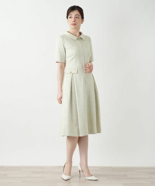 Leilian / レリアン ドレス | ジップフレアワンピース | 詳細4