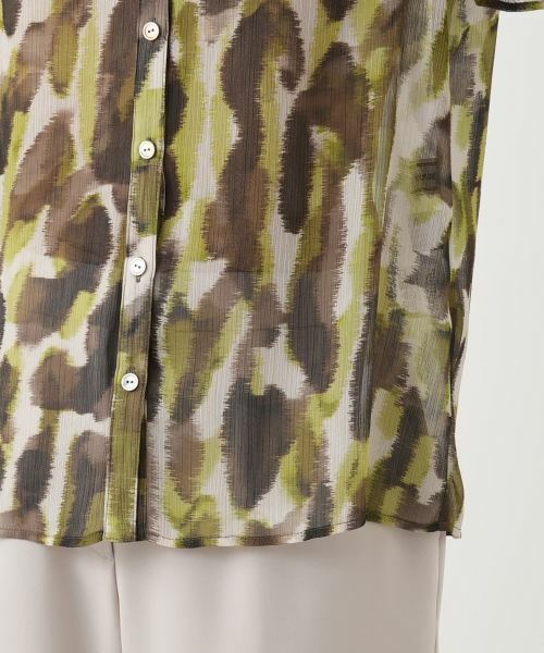 Leilian / レリアン シャツ・ブラウス | プリントリボンタイブラウス | 詳細11