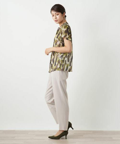Leilian / レリアン シャツ・ブラウス | プリントリボンタイブラウス | 詳細3