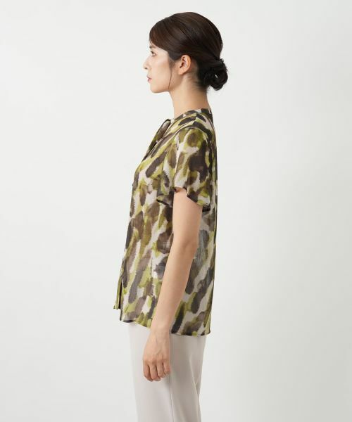 Leilian / レリアン シャツ・ブラウス | プリントリボンタイブラウス | 詳細6