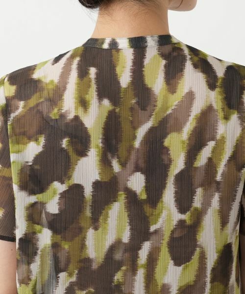 Leilian / レリアン シャツ・ブラウス | プリントリボンタイブラウス | 詳細9