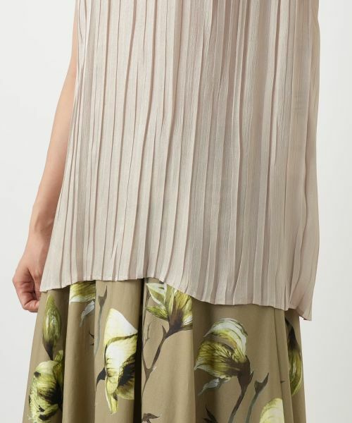 Leilian / レリアン シャツ・ブラウス | プリーツノースリーブブラウス | 詳細16