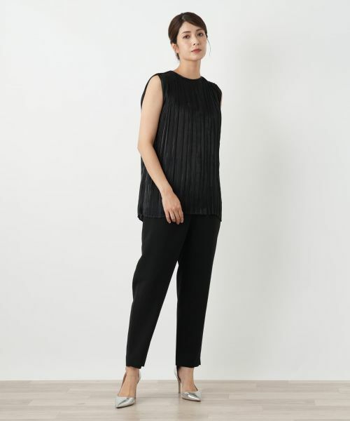 Leilian / レリアン シャツ・ブラウス | プリーツノースリーブブラウス | 詳細4