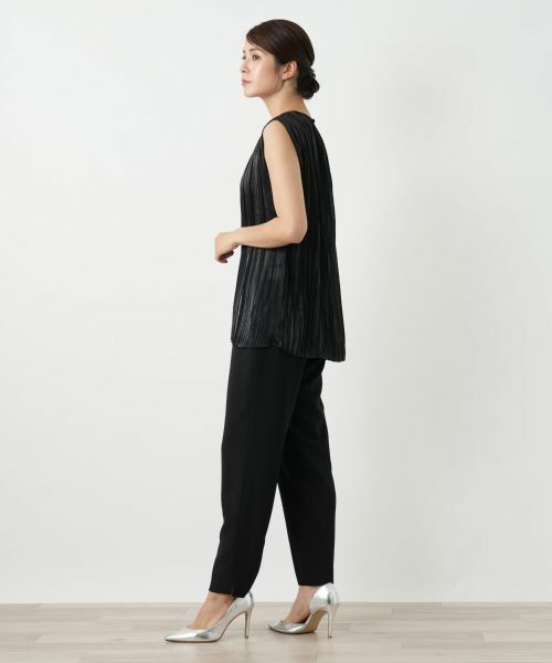 Leilian / レリアン シャツ・ブラウス | プリーツノースリーブブラウス | 詳細5