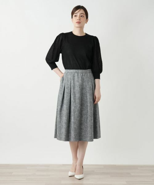 Leilian / レリアン ミニ・ひざ丈スカート | プリーツスカート | 詳細1