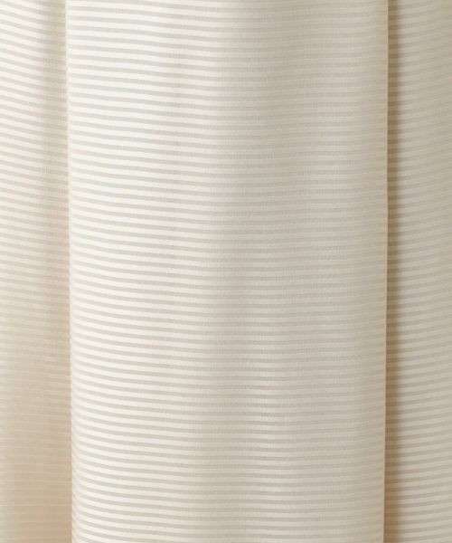 Leilian / レリアン セットアップ | 表情ボーダーノーカラーブラウススーツ | 詳細24