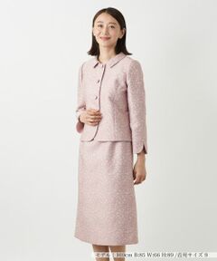 Leilian / レリアン セットアップ | レースジャカードスーツ