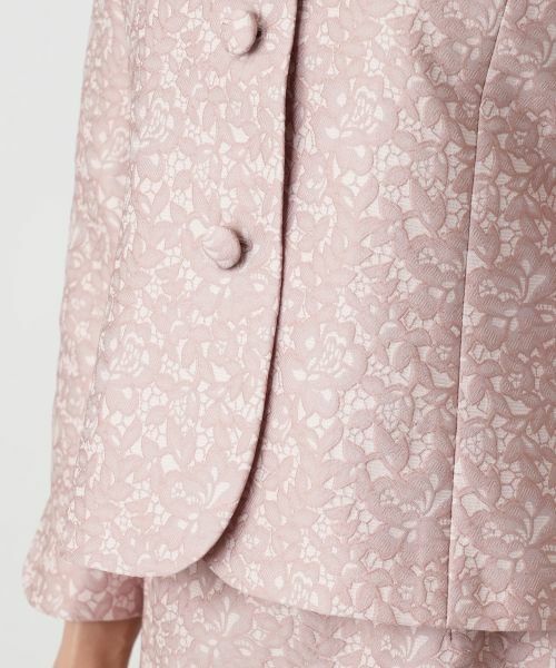 Leilian / レリアン セットアップ | レースジャカードスーツ | 詳細13