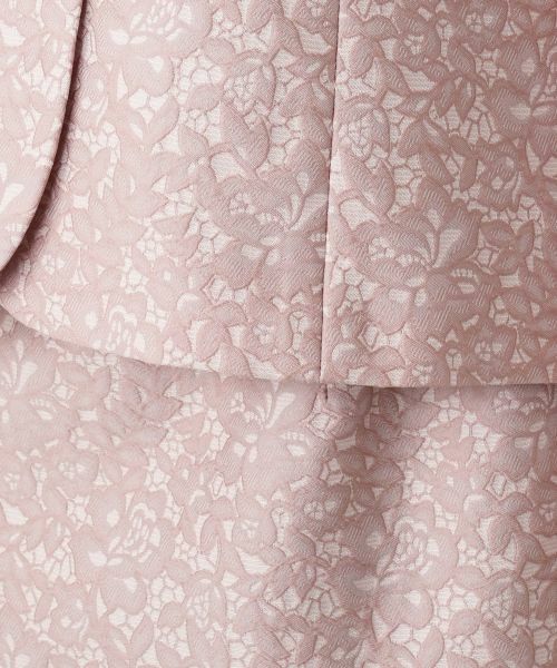 Leilian / レリアン セットアップ | レースジャカードスーツ | 詳細15