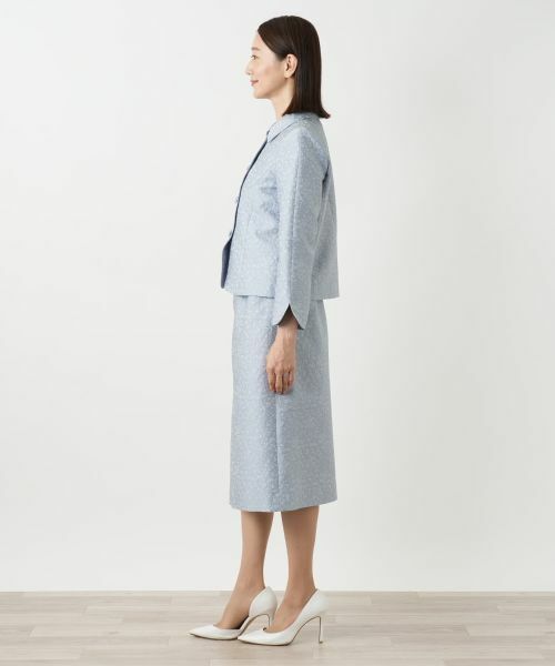 Leilian / レリアン セットアップ | レースジャカードスーツ | 詳細2