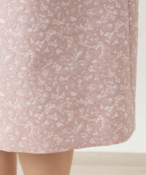 Leilian / レリアン セットアップ | レースジャカードスーツ | 詳細21