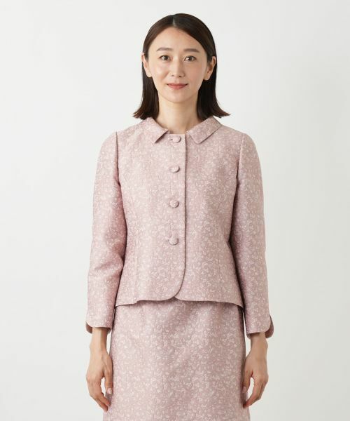 Leilian / レリアン セットアップ | レースジャカードスーツ | 詳細7