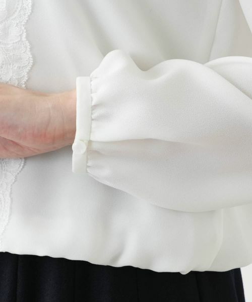 Leilian / レリアン シャツ・ブラウス | レースタックブラウス【セレモニー】 | 詳細10