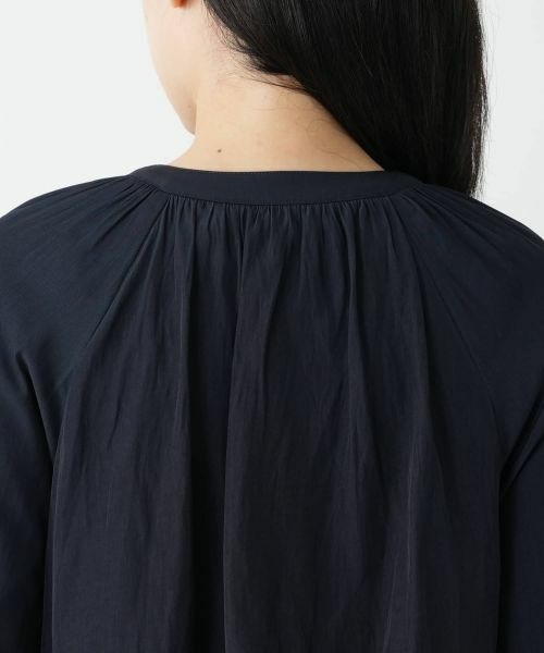 Leilian / レリアン その他アウター | ノーカラーロングブルゾン | 詳細11