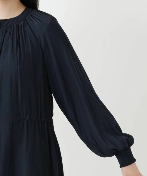 Leilian / レリアン その他アウター | ノーカラーロングブルゾン | 詳細12