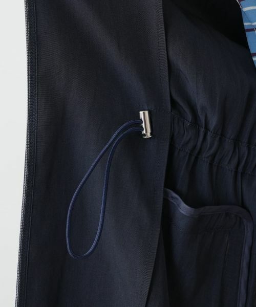 Leilian / レリアン その他アウター | ノーカラーロングブルゾン | 詳細16