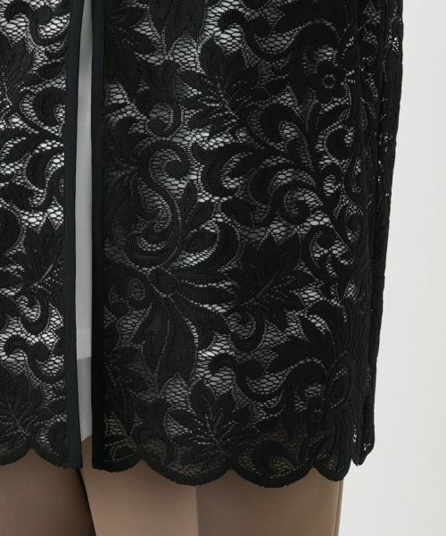 Leilian / レリアン テーラードジャケット | 総レースベスト | 詳細11