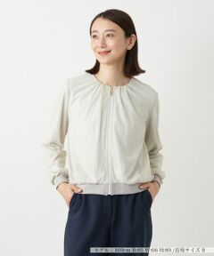 Leilian / レリアン その他アウター | ラメジップジャケット