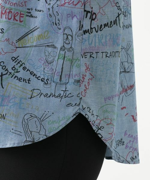 Leilian / レリアン シャツ・ブラウス | プリントブラウス | 詳細10